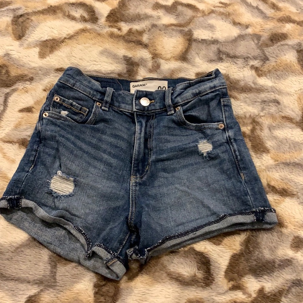 Denim shorts
